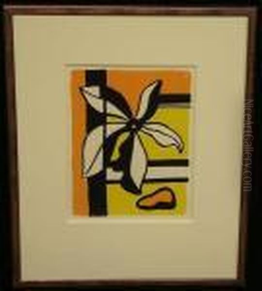 Composition Avec Feuille Oil Painting by Fernand Leger