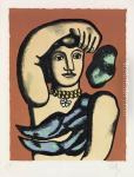 Marie L'acrobate Oil Painting by Fernand Leger