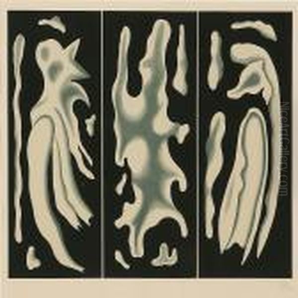 Composition Oil Painting by Fernand Leger