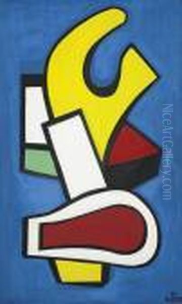 Composition Oil Painting by Fernand Leger