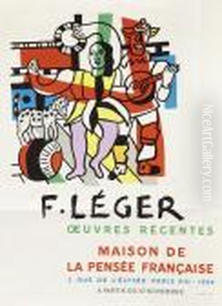 La Parade Oil Painting by Fernand Leger
