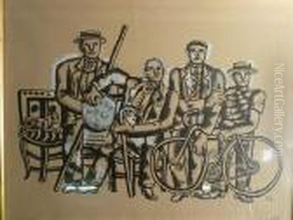 La Petite Reine Oil Painting by Fernand Leger