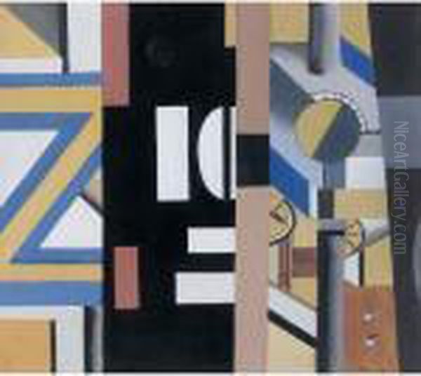 La Gare Oil Painting by Fernand Leger