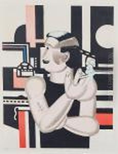 Sailor Oil Painting by Fernand Leger