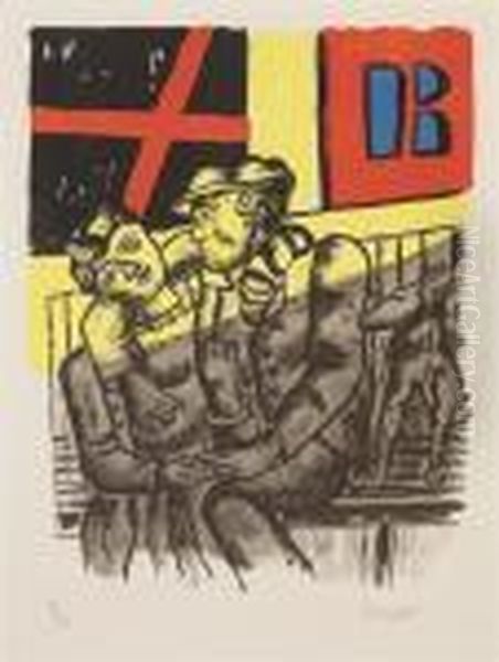 The Lovers Oil Painting by Fernand Leger