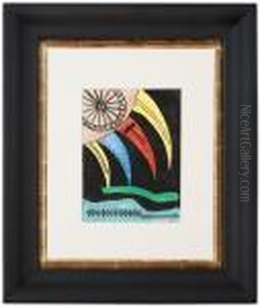 Untitled Oil Painting by Fernand Leger