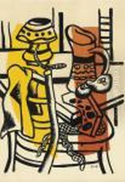 La Chaise Oil Painting by Fernand Leger