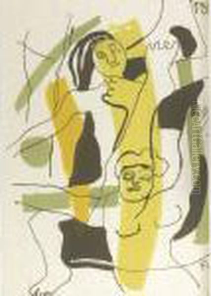 Source Entiere Oil Painting by Fernand Leger