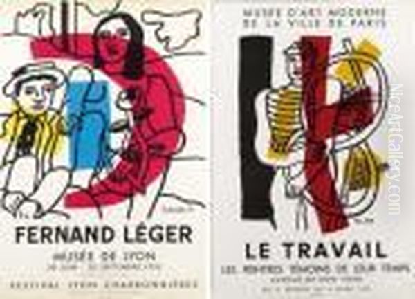 Musee De Lyon, Juin A Septembre Oil Painting by Fernand Leger