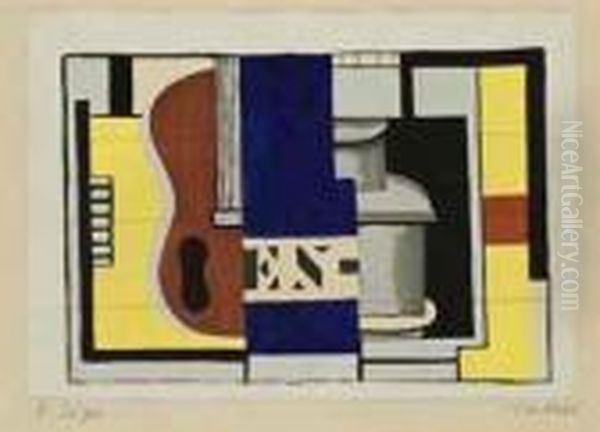 L'encrier Oil Painting by Fernand Leger