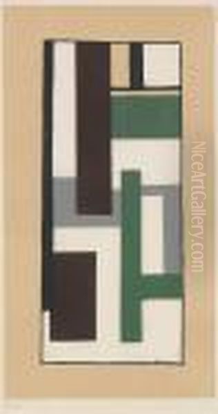 Composition Oil Painting by Fernand Leger