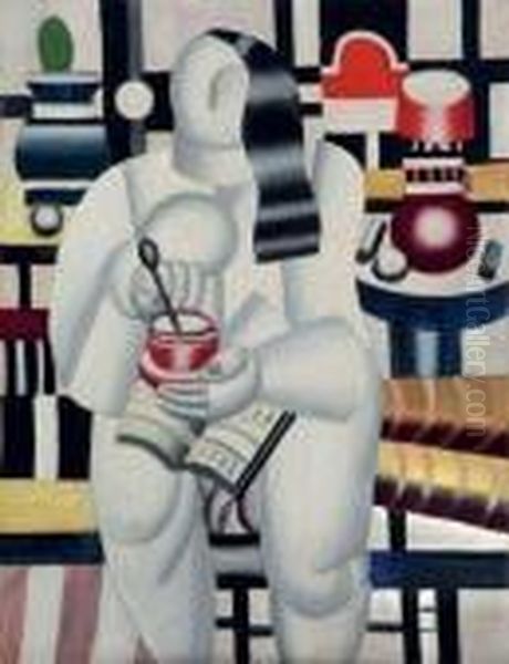 La Tasse De The Oil Painting by Fernand Leger