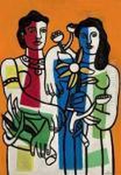 L'anniversaire Oil Painting by Fernand Leger