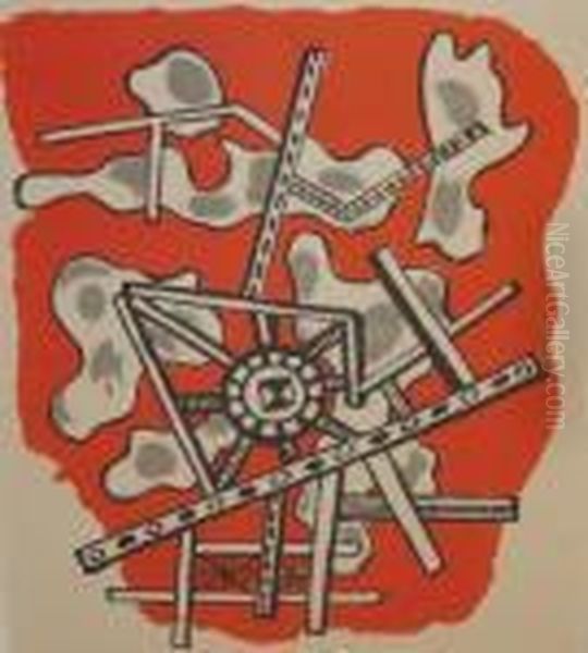 Sans Titre Oil Painting by Fernand Leger