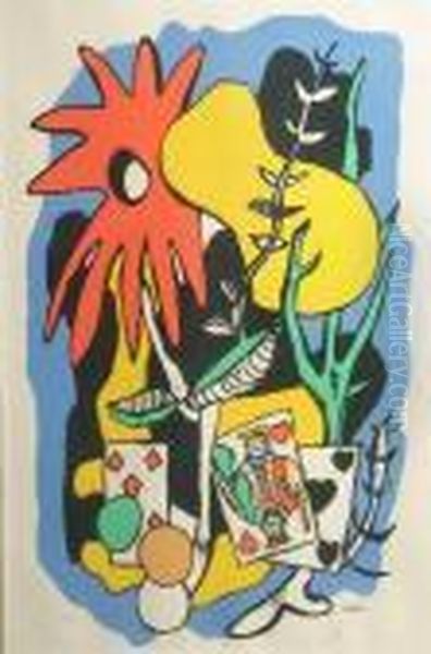 Roi De Cur Oil Painting by Fernand Leger