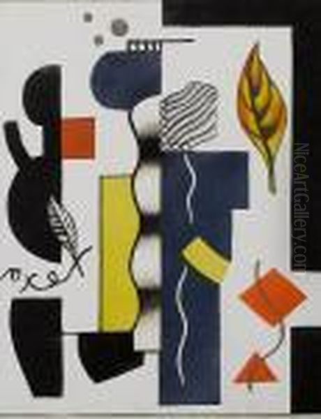 Nature Morte Oil Painting by Fernand Leger