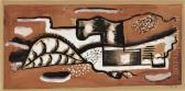 Abstraction Oil Painting by Fernand Leger