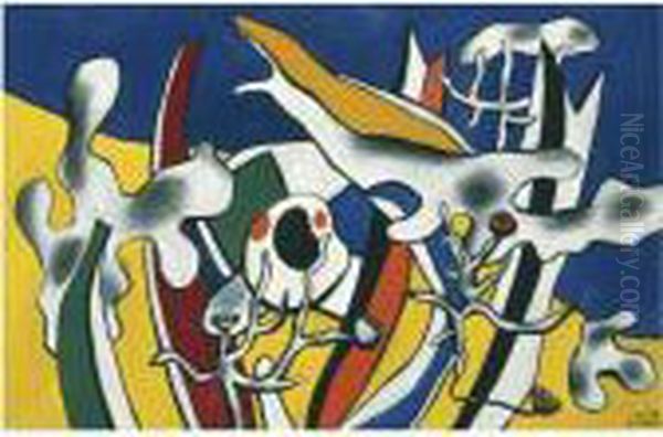 Peinture Imaginaire Oil Painting by Fernand Leger