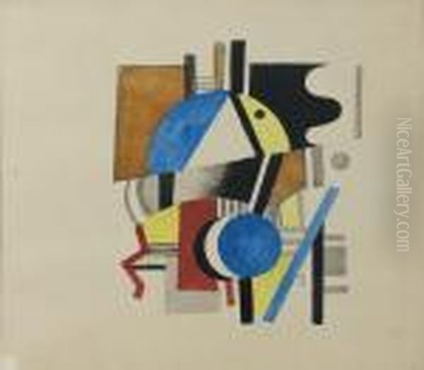 Element Mecanique Oil Painting by Fernand Leger
