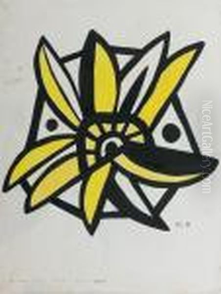 Le Soleil Jaune Oil Painting by Fernand Leger