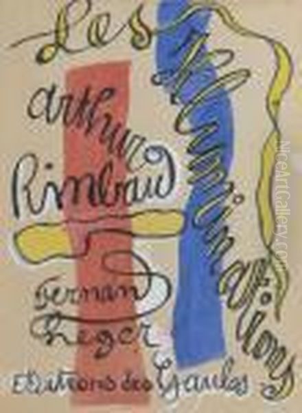Les Illuminations Oil Painting by Fernand Leger
