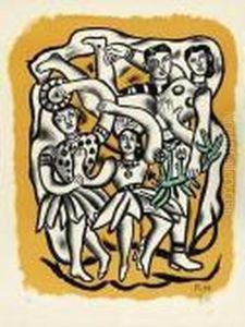 Les Danseuses (fond Jaune)