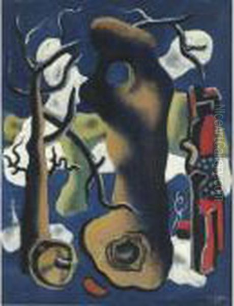 Le Tronc D'arbre Oil Painting by Fernand Leger