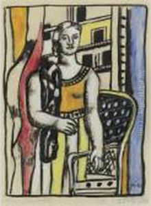 Femme A L'echarpe