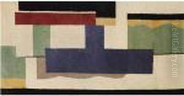 Blanc Oil Painting by Fernand Leger