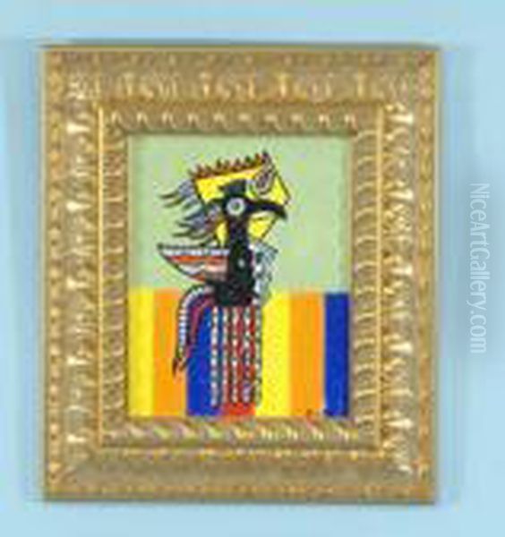 Color Abstract Oil Painting by Fernand Leger