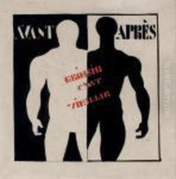 Avant Apres Oil Painting by Fernand Leger