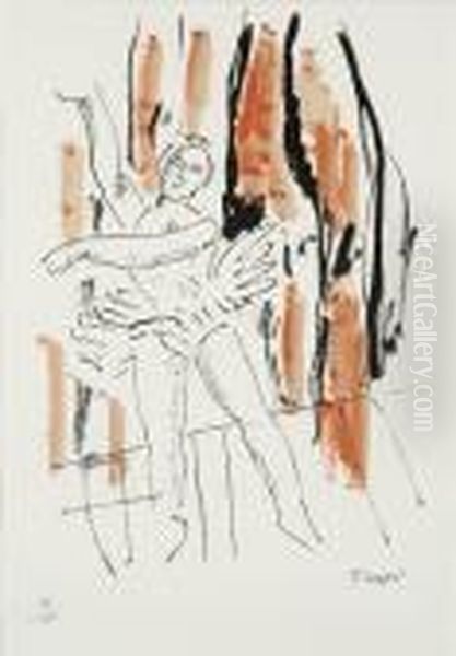 La Danseuse Oil Painting by Fernand Leger
