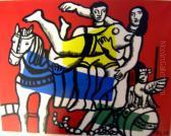 Le Cirque Oil Painting by Fernand Leger