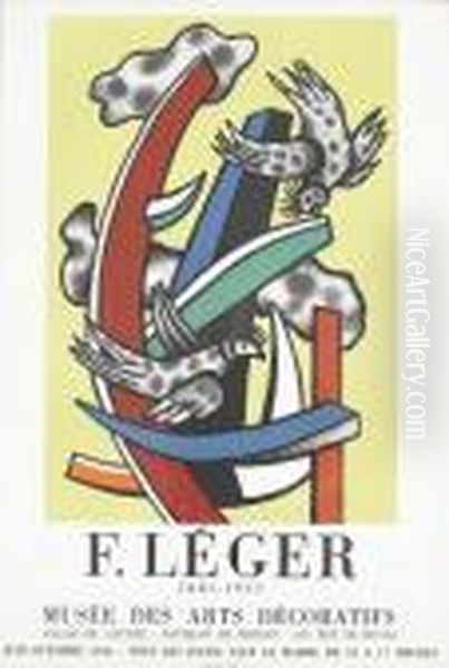 Leger, Musee Des Arts Decoratifs Oil Painting by Fernand Leger