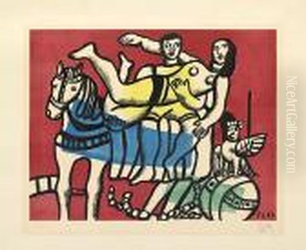 La Parade. Oil Painting by Fernand Leger