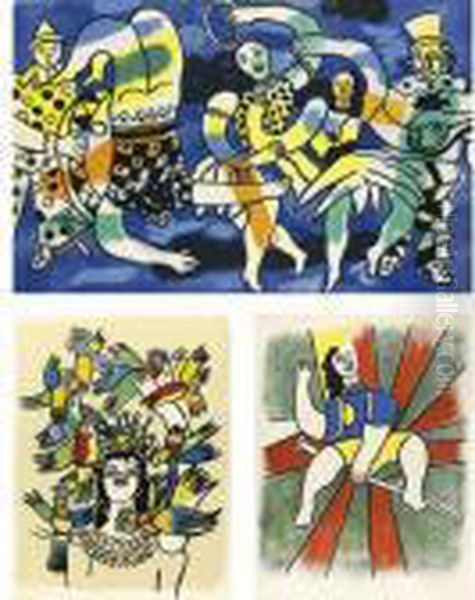 Le Cirque Oil Painting by Fernand Leger