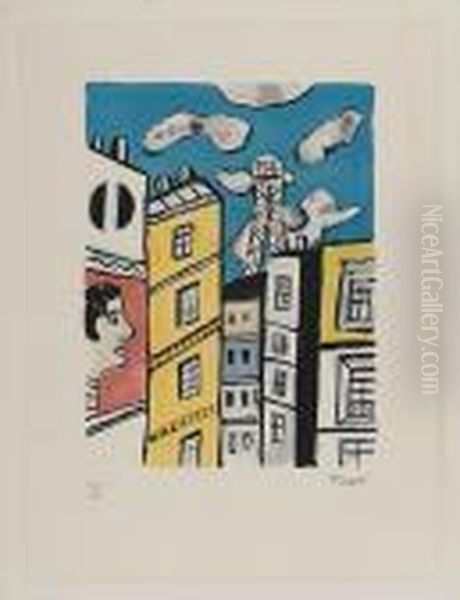 Tour Eiffel Oil Painting by Fernand Leger