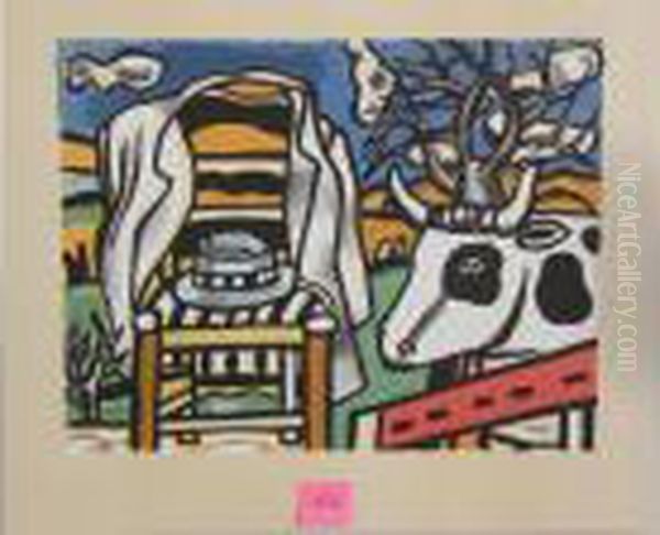 La Chaise Oil Painting by Fernand Leger