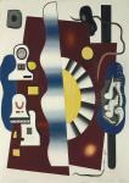 Nature Morte Oil Painting by Fernand Leger
