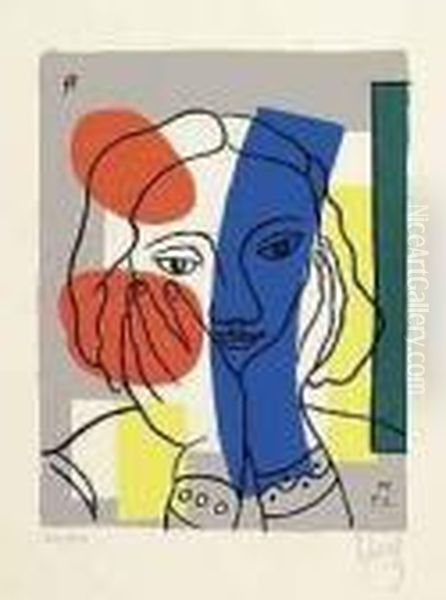 Gif-sur-yvette Oil Painting by Fernand Leger