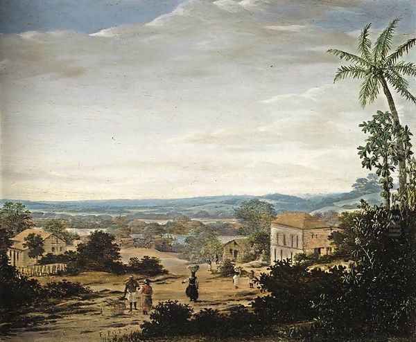 A Brazilian Landscape 1670-75 by Frans Jansz. Post