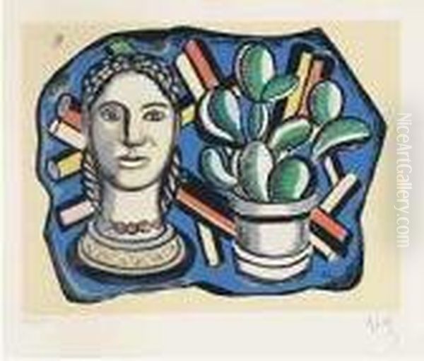 Gif-sur-yvette Oil Painting by Fernand Leger