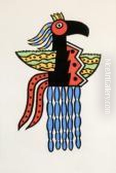 L'oiseau Magique Oil Painting by Fernand Leger