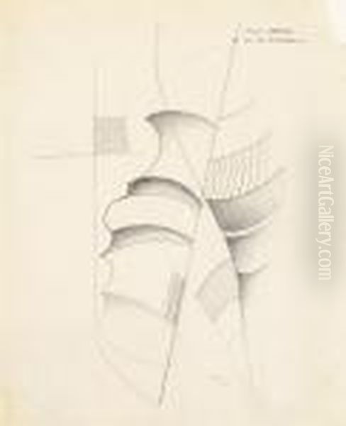 Composition A La Feuille Oil Painting by Fernand Leger