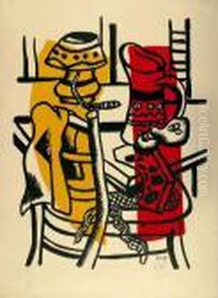 La Chaise. Oil Painting by Fernand Leger