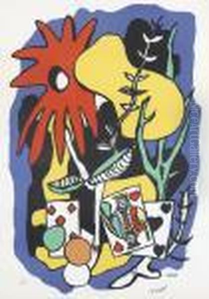 Sans Titre. Oil Painting by Fernand Leger