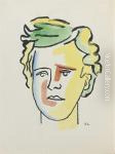 Les Illuminations Oil Painting by Fernand Leger