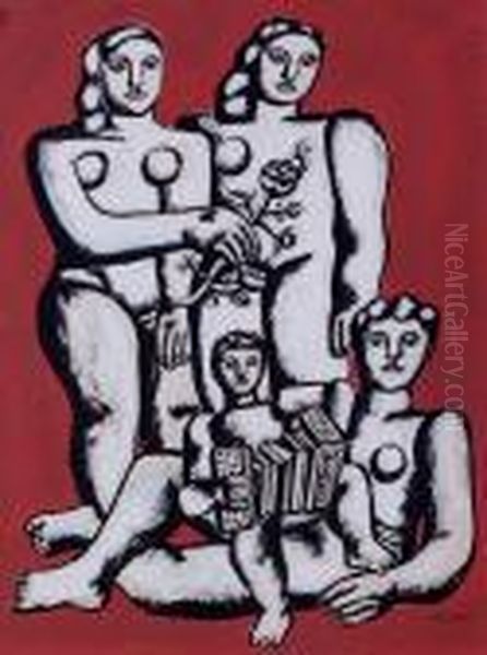 Ohne Titel Oil Painting by Fernand Leger