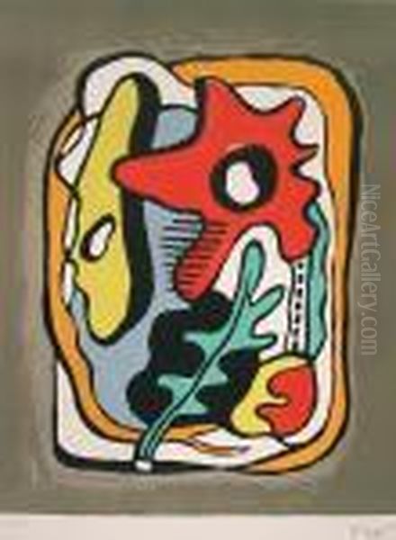 Ohne Titel Oil Painting by Fernand Leger