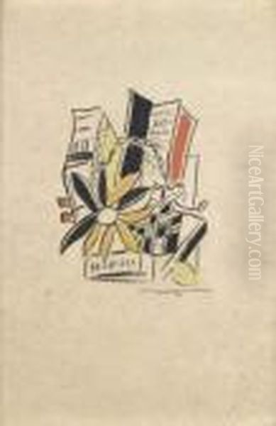 Sans Titre Oil Painting by Fernand Leger